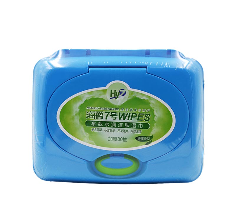 [OEM] 80CT Tub Packed Wet Wipes, Wet Tissue Refreshing Wet Wipe, Pre-Moistened Refreshing Hygienic Cleaning Wet Wipes, Ideal for Inside Car Use