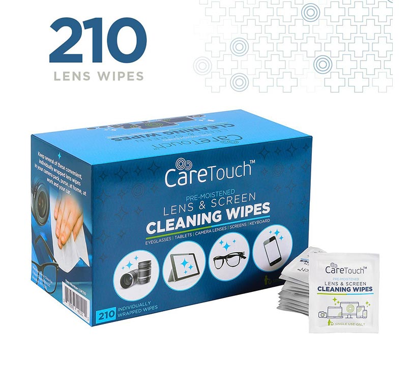 [OEM] Lens Screen Cleaning Wipes, Pre Moistened Cleansing Cloths Great for Eyeglasses, Tablets, Camera Lenses, Screens, Keyboards and Other Delicate Surfaces