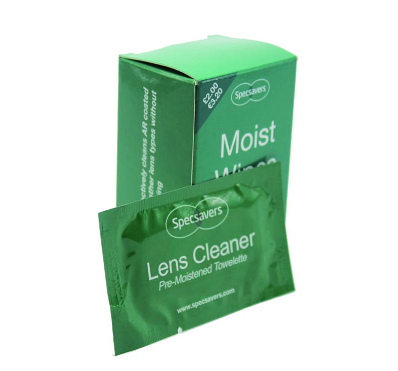 [OEM] Pre-moistened Lens and Glass Cleaning Wipes: for Glasses, Camera, Cell Phone, Smartphone, and Tablet – Safe for AR lenses, Quick Drying, Streak Free, Disposable - Individually Wrapped