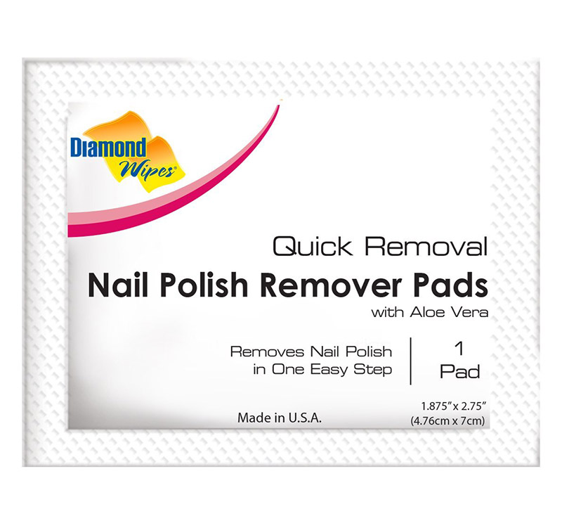 [OEM] Nail Polish Remover Pads, Individually sealed packet, pre-soaked extra thick pad - Pack of 50