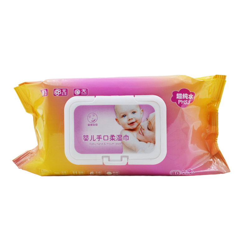 [OEM] 80pcs Baby Wet Wipe Wet Tissue Wet Towel