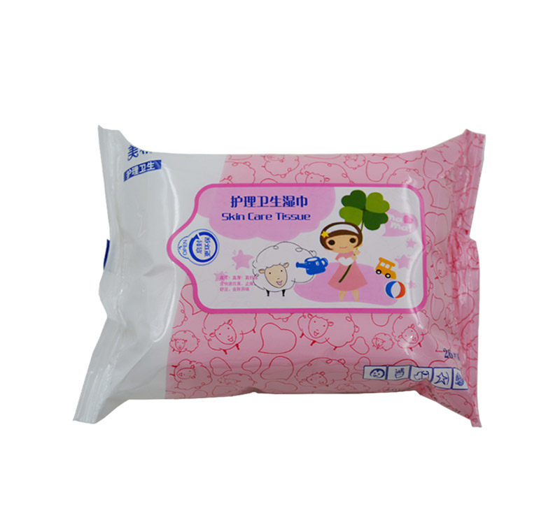 [OBM] 80pcs Feminine Refreshing Towel Wet Wipe For Women Private Use Wet Tissue Wet Towel