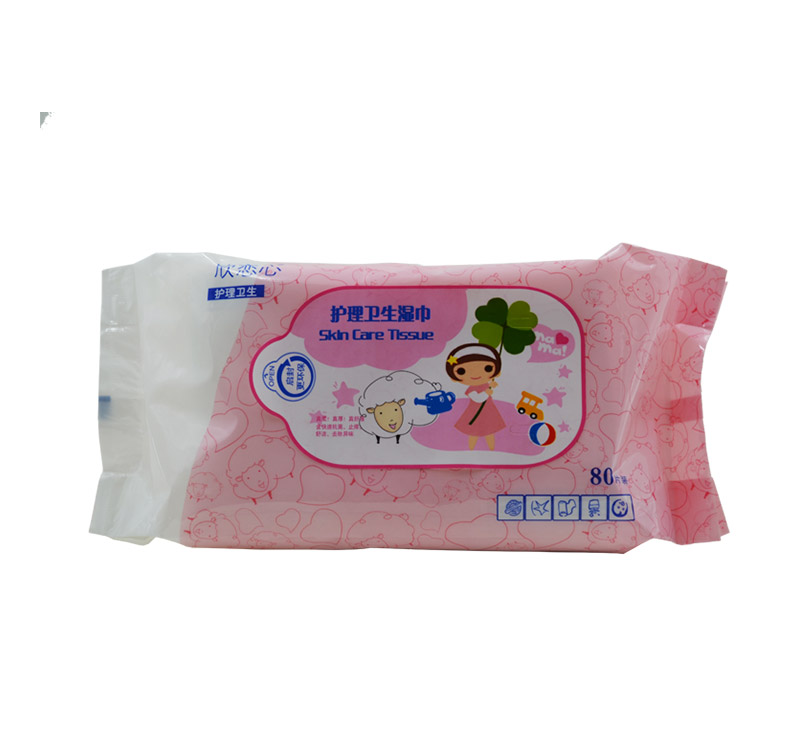 [OBM] 80pcs Feminine Refreshing Towel Wet Wipe For Women Private Use Wet Tissue Wet Towel