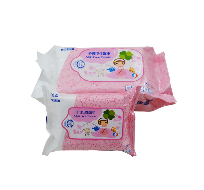 [OBM] 80pcs Feminine Refreshing Towel Wet Wipe For Women Private Use Wet Tissue Wet Towel