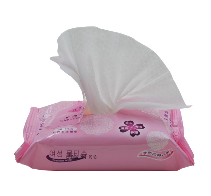 [OBM] 26pcs Feminine Refreshing Towel Wet Wipe For Women Private Use Wet Tissue Wet Towel