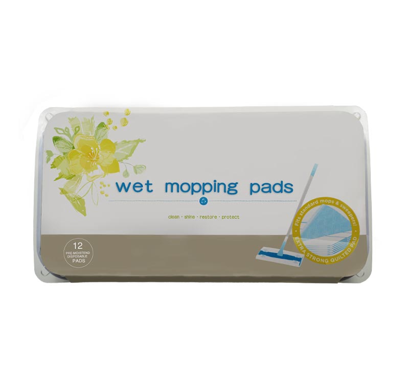 [OEM] 12pcs Floor Wet Wipe Wet Tissue Wet Towel Wet Sweeper Mopping Pads Wet Mopping Cloths