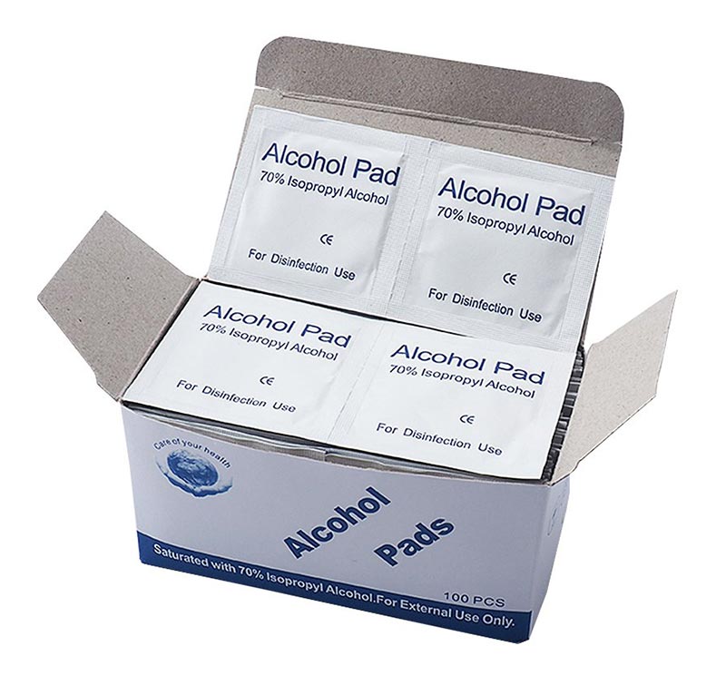 [OBM] Single Packed Alcohol Pad, Sterile Alcohol Prep Pads, Alcohol Wet Wipe, Sterile Wipes Wet Tissue Wet Towel