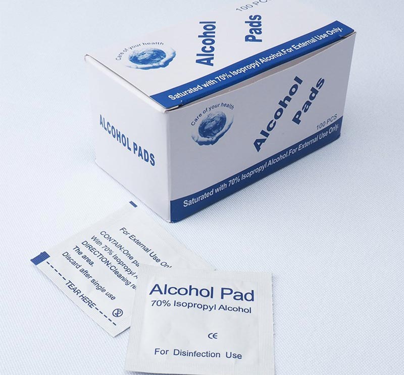 [OBM] Single Packed Alcohol Pad, Sterile Alcohol Prep Pads, Alcohol Wet Wipe, Sterile Wipes Wet Tissue Wet Towel